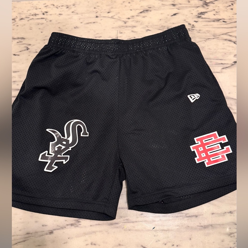 Eric Emanuel Black Athletic Shorts with Relaxed Fit